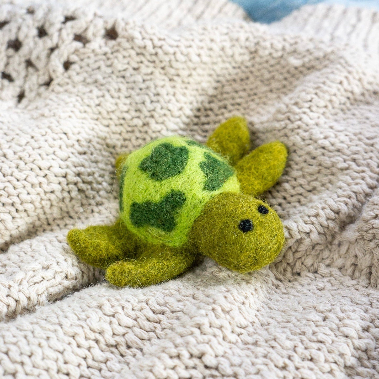 Felt Wool Sea Turtle Pet Toy / Freshener - Set of 3