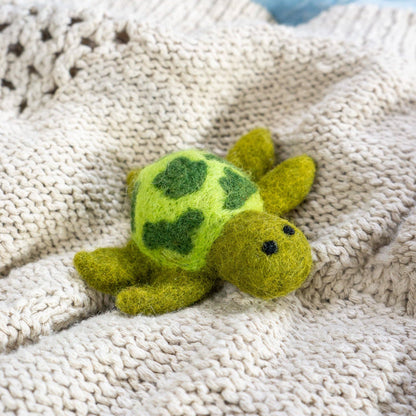 Felt Wool Sea Turtle Pet Toy / Freshener - Set of 3