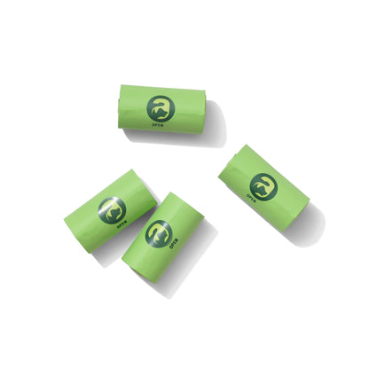 Compostable Dog Poop Bags - Single Rolls in Mixed