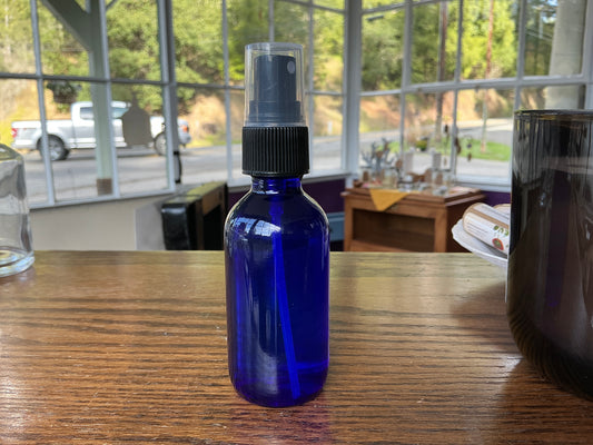 Cobalt Blue Bottle with Spray Nozzle (2 oz)